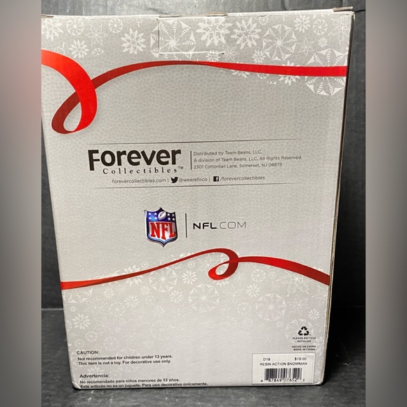 Atlanta Falcons NFL Team Snowman Brand New in Box - Picture 5 of 6